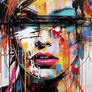 Amor Cego, Pintura Original, Única, Decoração de Parede, Decoração de Casa
