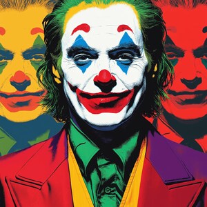 Retrato del Joker - Óleo único - 91 x 122 cm