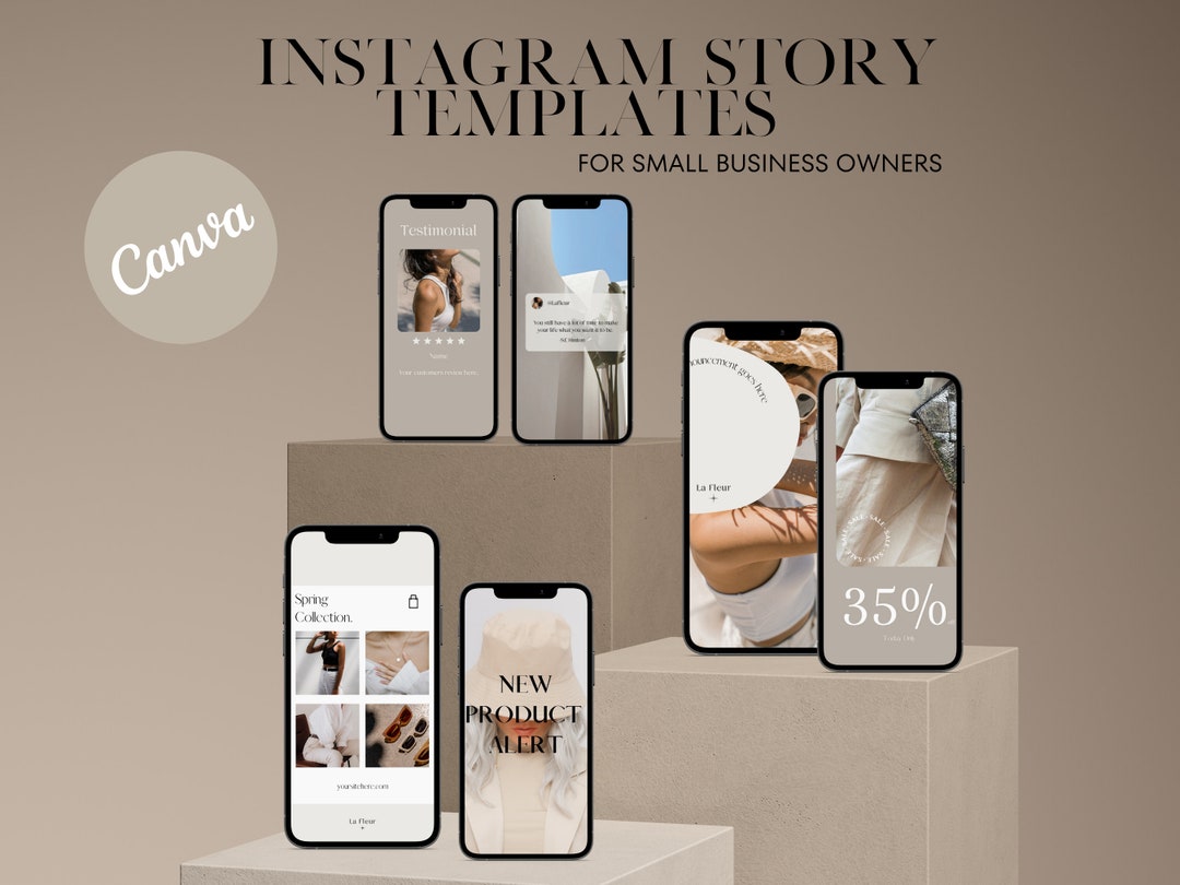 Small Business Owner Instagram Templates Instagram Story Templates ...