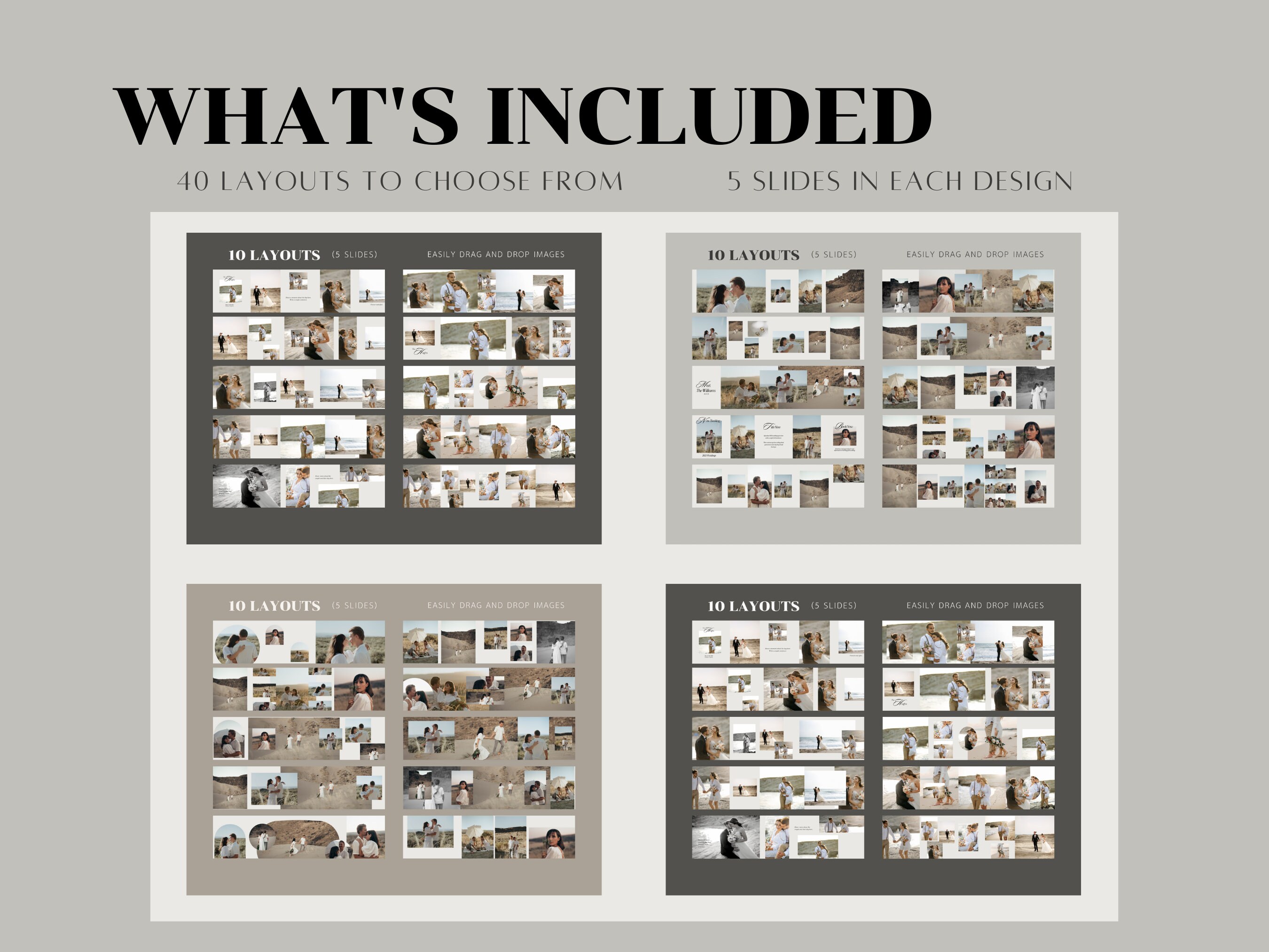 Instagram Carousel Bundle , Template for Influencers and Photographers ...