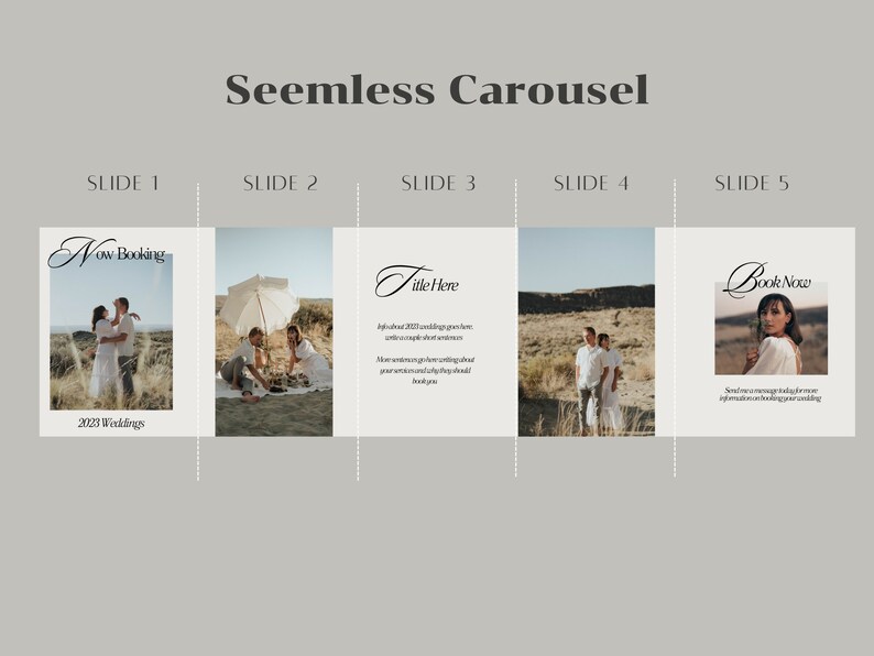 Instagram Carousel Bundle Template for Influencers and - Etsy