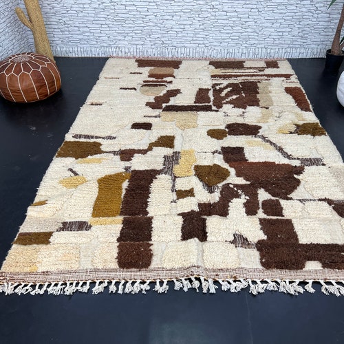 Beni ourain rug color - Authentic Moroccan Rug- Custom Beni Ourain rug- shops Beni Rug- Large Moroccan Rug- Colorful beni Rug- Custom rug