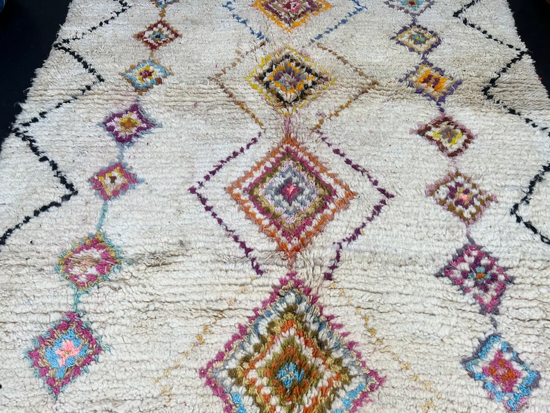 Beni Ourain Rug Authentic Moroccan Rug Custom Beni Ourain Etsy