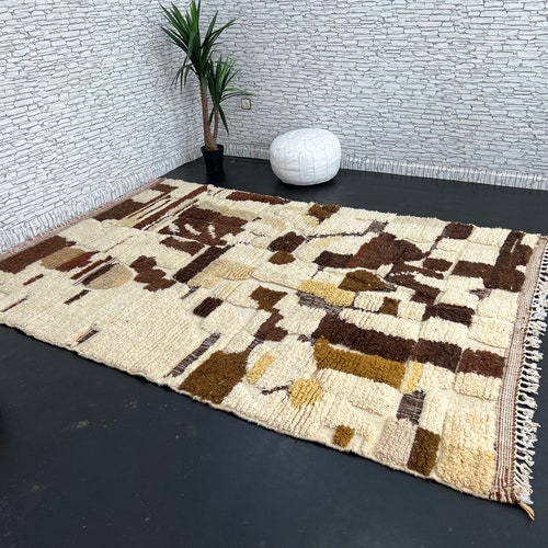 Beni ourain rug color - Authentic Moroccan Rug- Custom Beni Ourain rug- shops Beni Rug- Large Moroccan Rug- Colorful beni Rug- Custom rug