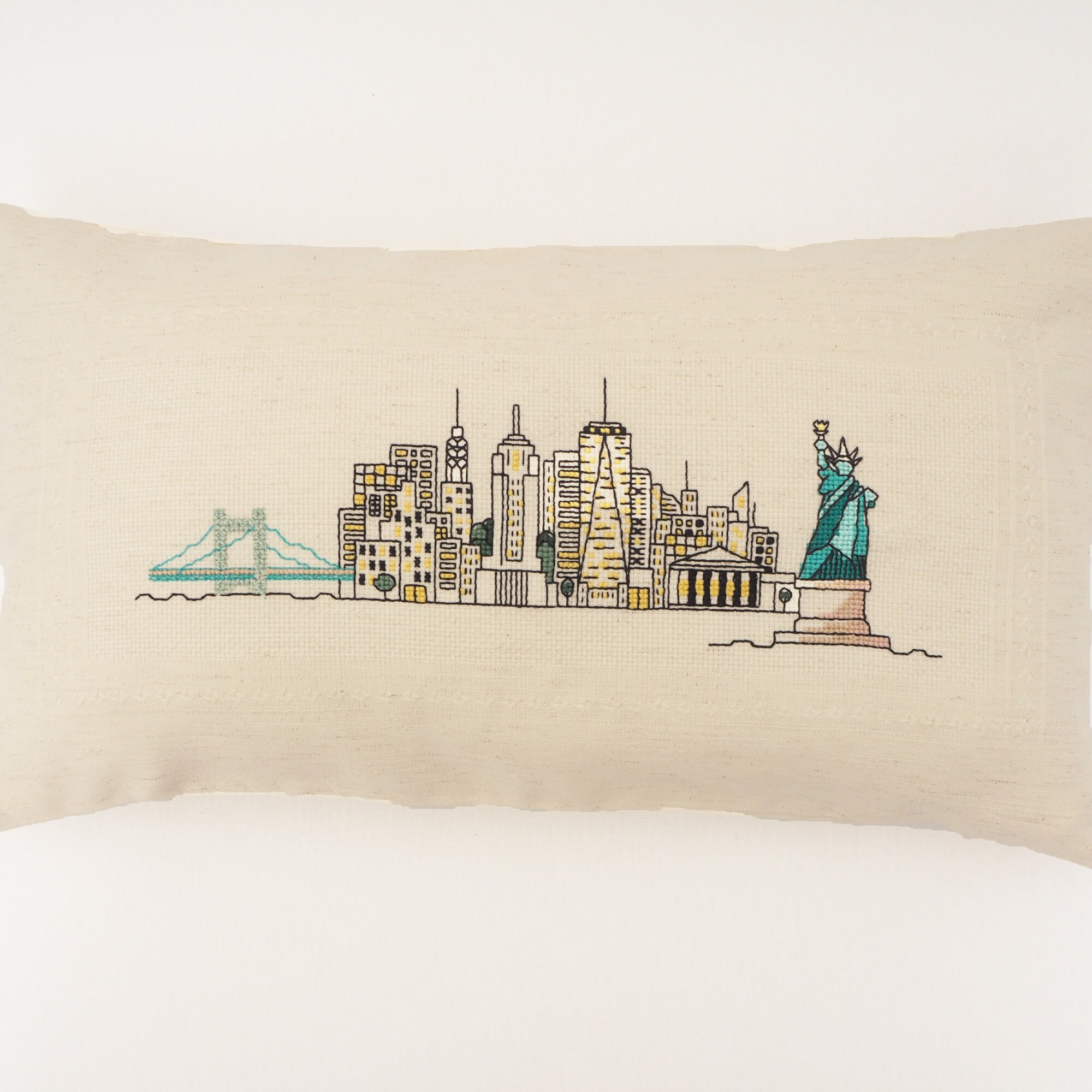 PDF Cross Stitch Pattern, Printable New York City Skyline Counted Cross ...