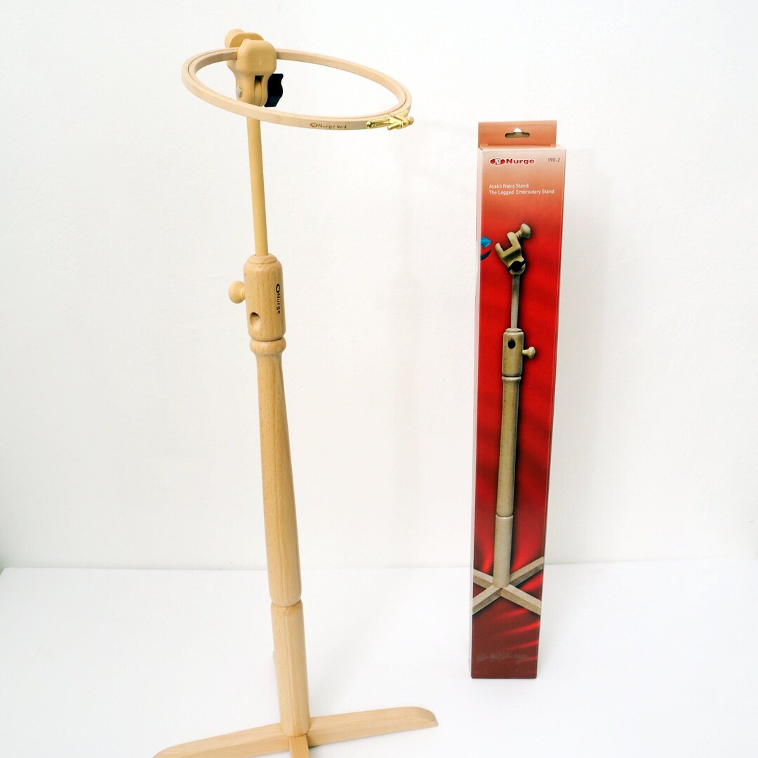 Wooden Embroidery Hoop Stand, Embroidery Floor Stand, Craft Supply Etsy