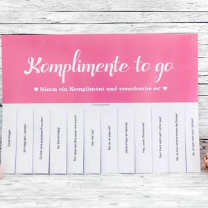 Compliments to go - Wedding edition in 16 COLORS