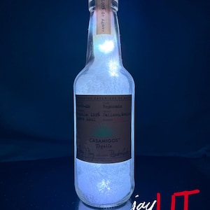 Casamigos Reposado Cutie 375ML L.E.D. Bottle Lamp Controlled by your Smart Phone or Tablet