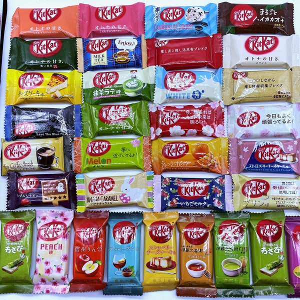 20 Pieces Japanese KitKat Assortment | Asian Snack Box | Fast Shipping | Japanese Exotic KitKat Samplers