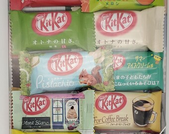 20 Pieces Japanese Kitkat Assortment Asian Snack Box Fast Shipping Stocking  Stuffer White Elephant Christmas Gift 
