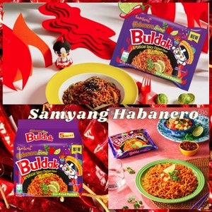 Samyang Buldak Ramen Bundle, Spicy Noodle Variety Pack, Korean Ramen Assortment, Instant Ramen Gift Set 13 PCS Noodle Packs image 5