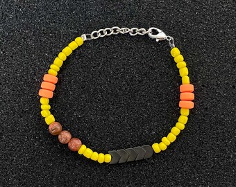 Handmade Beaded Bracelet | Smiling Friends Charlie