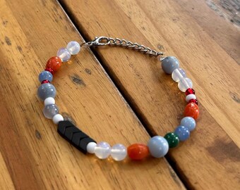 Handmade Beaded Bracelet | Neon Genesis Evangelion Inspired