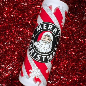 20oz Merry Christmas Santa Tumbler