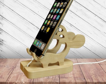 Deer Phone Holder Laser Cut Dxf Glowforge Svg xTool D1 File CNC Router Cutting Plan Template Instant Download Digital Vector Ai Pdf Eps File