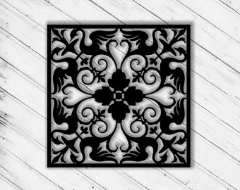 Crane Bird Wall Art Decor Laser Cut Dxf Glowforge Svg File CNC Cutting Router Pattern Scroll Saw Paper Cut Decorative Metal Panel Plazma Cut