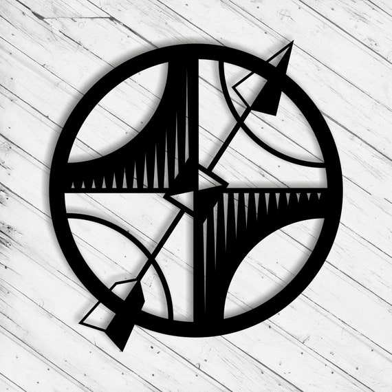 Arrow Laser Cut Dxf Glowforge Svg File Wall Art Decor Cricut Etsy