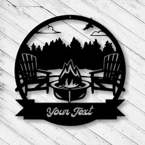 Lagerfeuer Wand Kunst Dekor Laser Cut Dxf Glowforge SVG D1 CNC Fräser Schneiden Vinyl Schnitt Aufkleber Metall Schnitt Silhouette Vorlage Digitale Datei