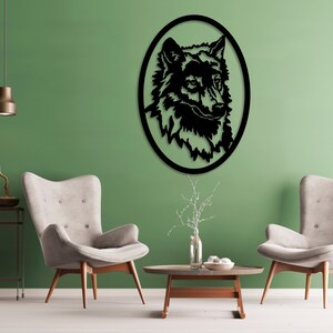 Dog Wall Art Decor Laser Cut Dxf Glowforge Svg Xtool D1 CNC - Etsy