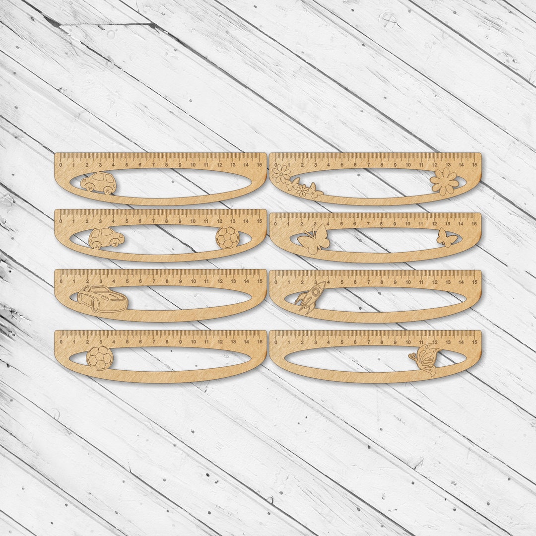 Ruler (inch-cm) Laser Cut Engraving Dxf Glowforge Svg Xtool D1 Files ...