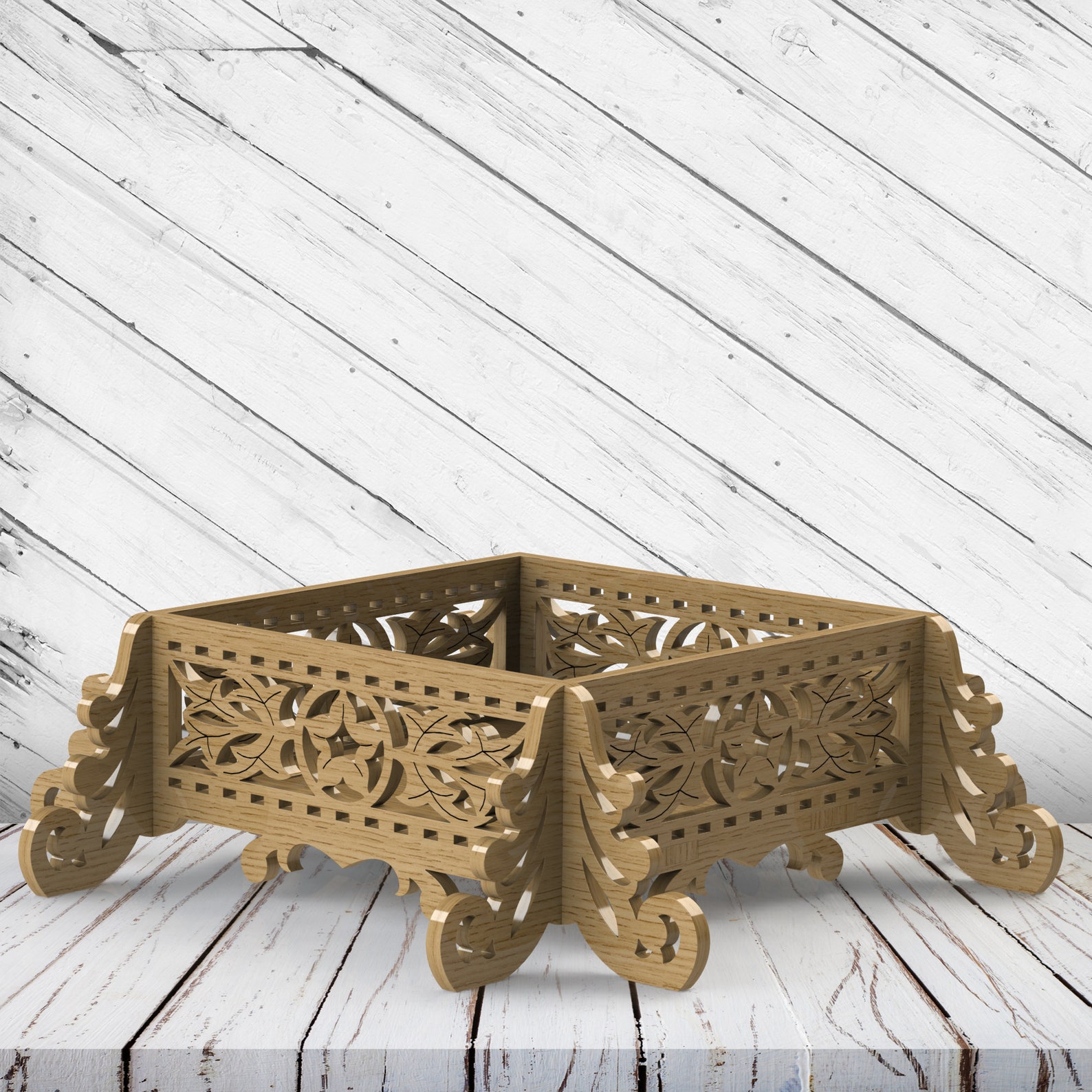 Decorative Box Laser Cut Dxf Glowforge Svg Xtool D1 File CNC Router ...