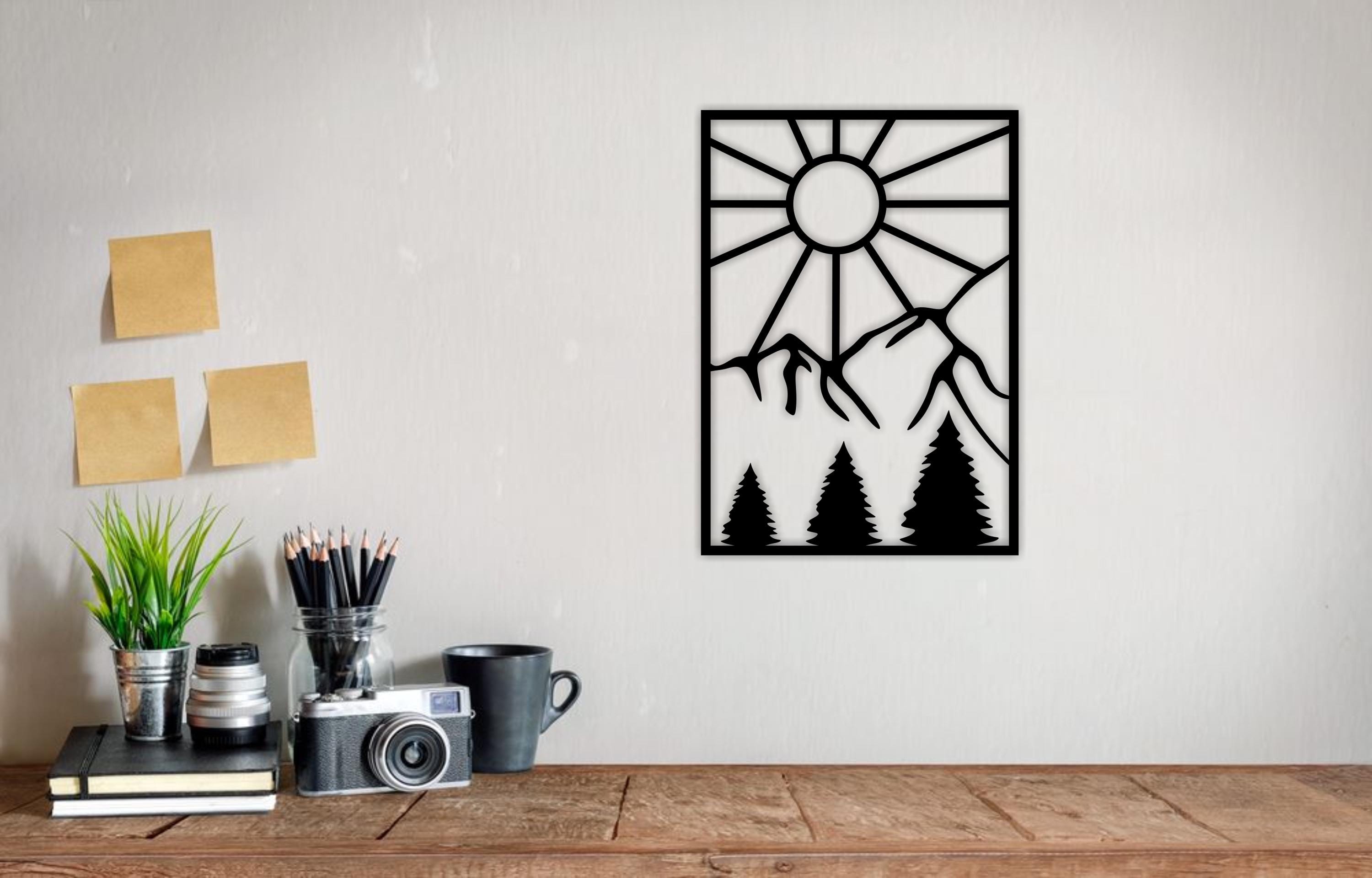 Day and Night Laser Cut Dxf Glowforge Svg File CNC Router Wall Art ...
