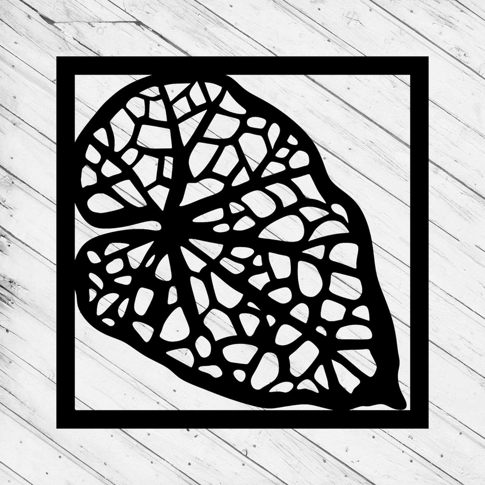 Leaf Panel Decor Laser Cut Dxf Glowforge Svg Xtool D1 CNC Router ...