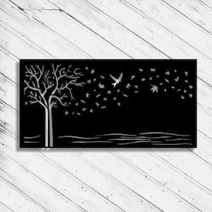 Wand Kunst Dekor Laser Cut Dxf Glowforge svg CNC Schneidefräser Vinly Cut Aufkleber Dekorative Metallplatte Plazma Cut Digital Ai Pdf Eps Dateien