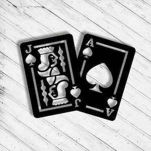 Poker Wall Art Laser Cut Dxf Glowforge Svg File Decor Cricut Pattern CNC Router Vinyl Cut Decal Paper Craft Decorative Metal Plazma Cut File