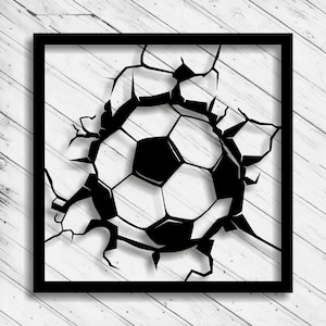 Ball Wall Art Decor Pattern Laser Cut Dxf Glowforge Svg xTool D1 File CNC Router Cutting Vinyl Cut Sticker Metal Cut Download Digital File