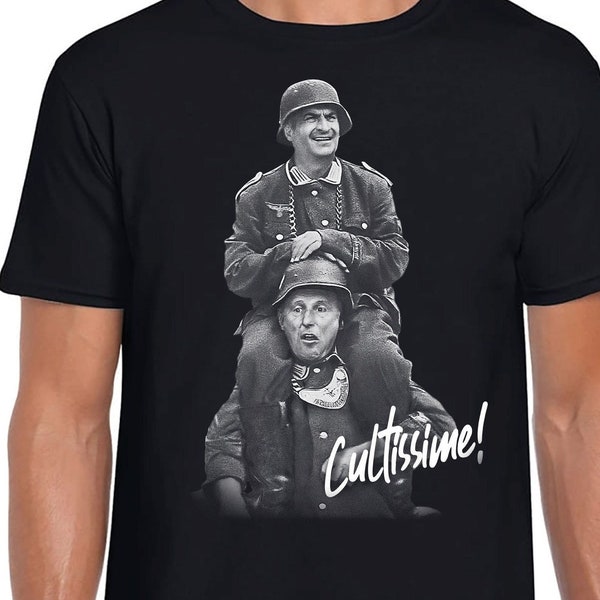 Très beau t shirt en coton homme la grande vadrouille film français culte Louis de Funès Bourvil Idée cadeau