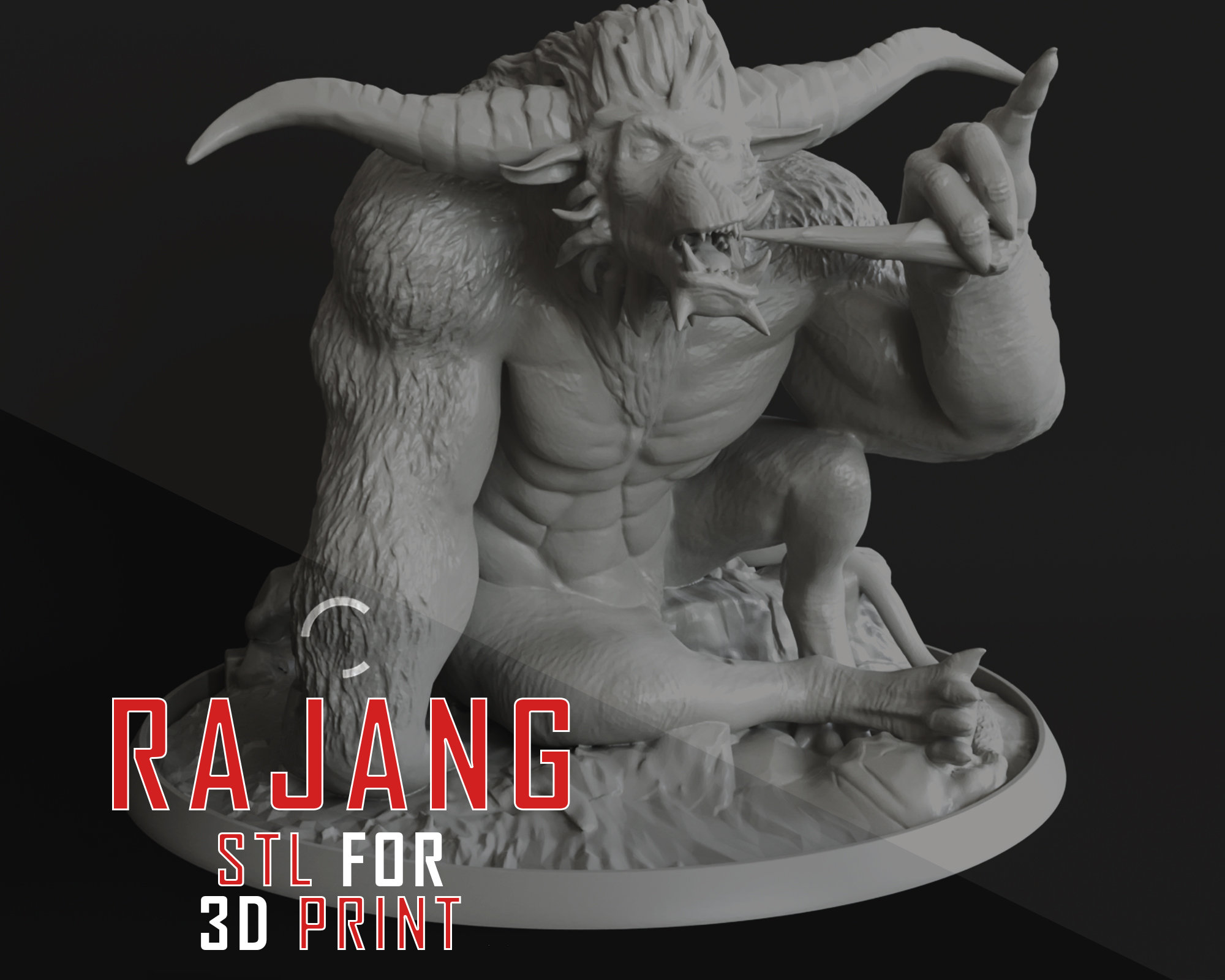 STL File - RAJANG - Monster Hunter