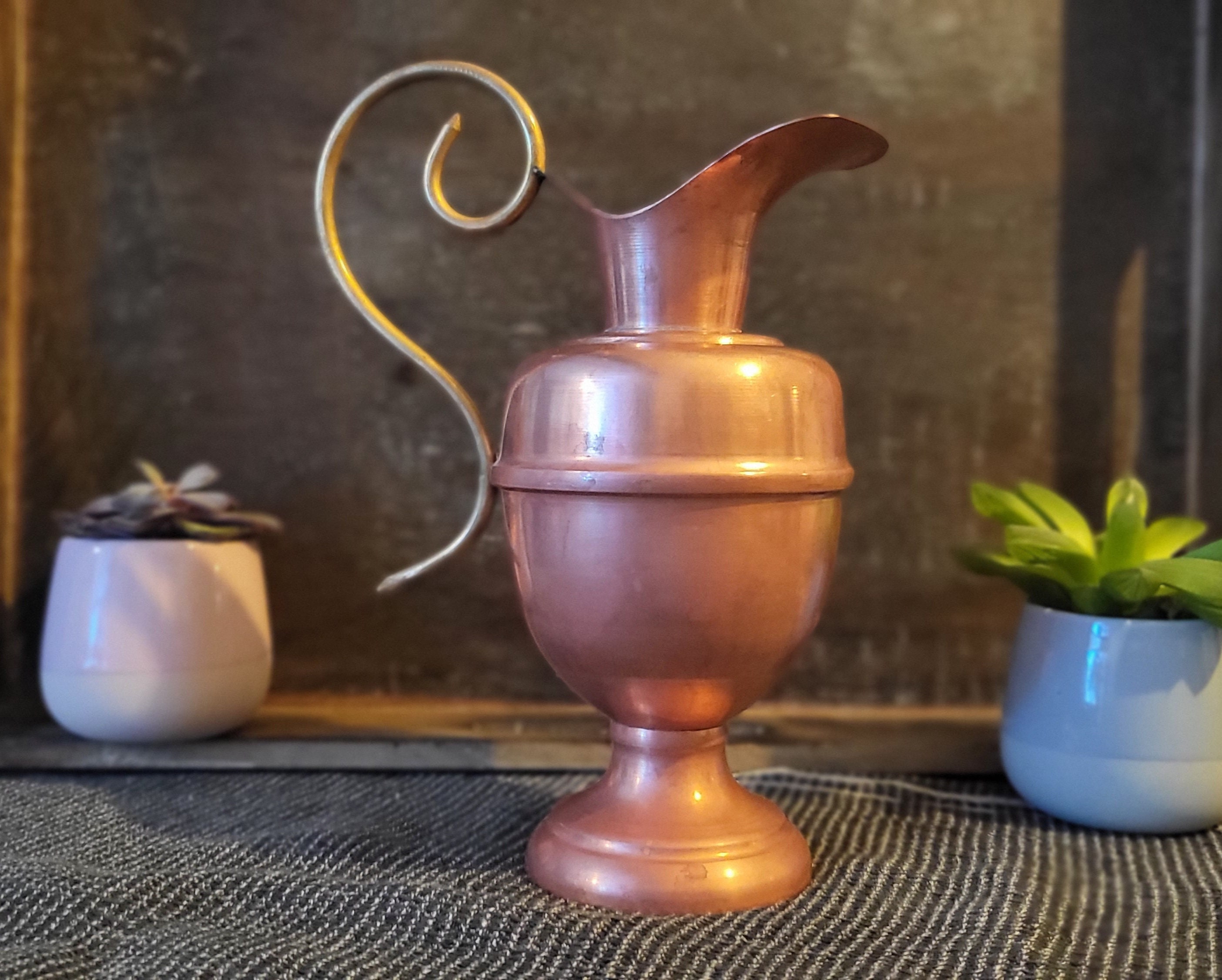 Aiguière Vintage en Cuivre et Laiton