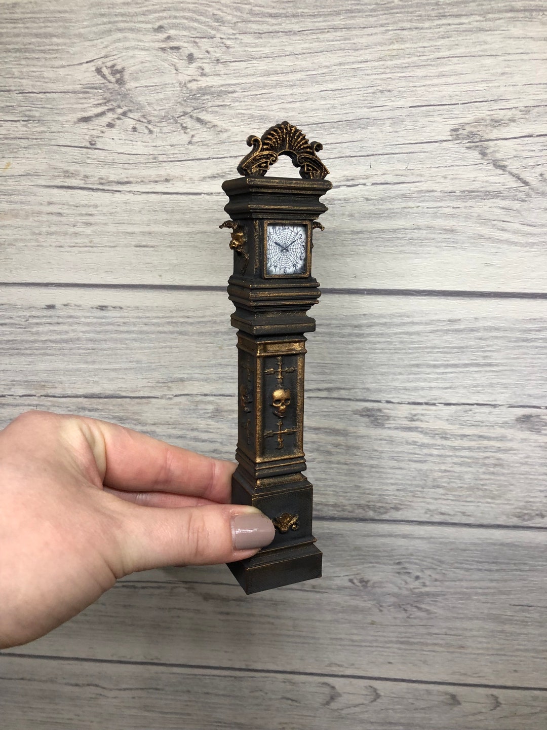 A Creepy Halloween Grandfather Clock 112 Etsy