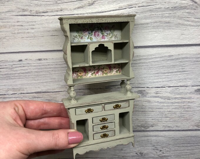 Dollhouse Country Kitchen With Murals and Drawers 112 Etsy