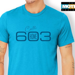 Call Home, Area Code Unisex Jersey Short Sleeve Tee. 14 Color Variations.