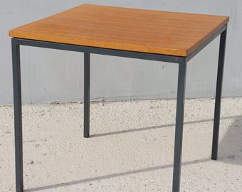 Vintage Industrial Coffe Table/Stol Kamnik/Designer Side Table/MCM Industrial Side Table/Vintage Side Table/Industrial Style/Yugoslavia/70's