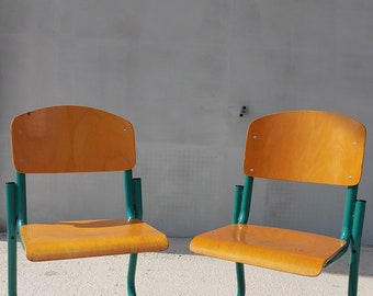 Retro Children&#39;s Chair / Chair from Kindergarten / Chair for Children&#39;s / Industrial Chair / Industrial Style / 90&#39;s