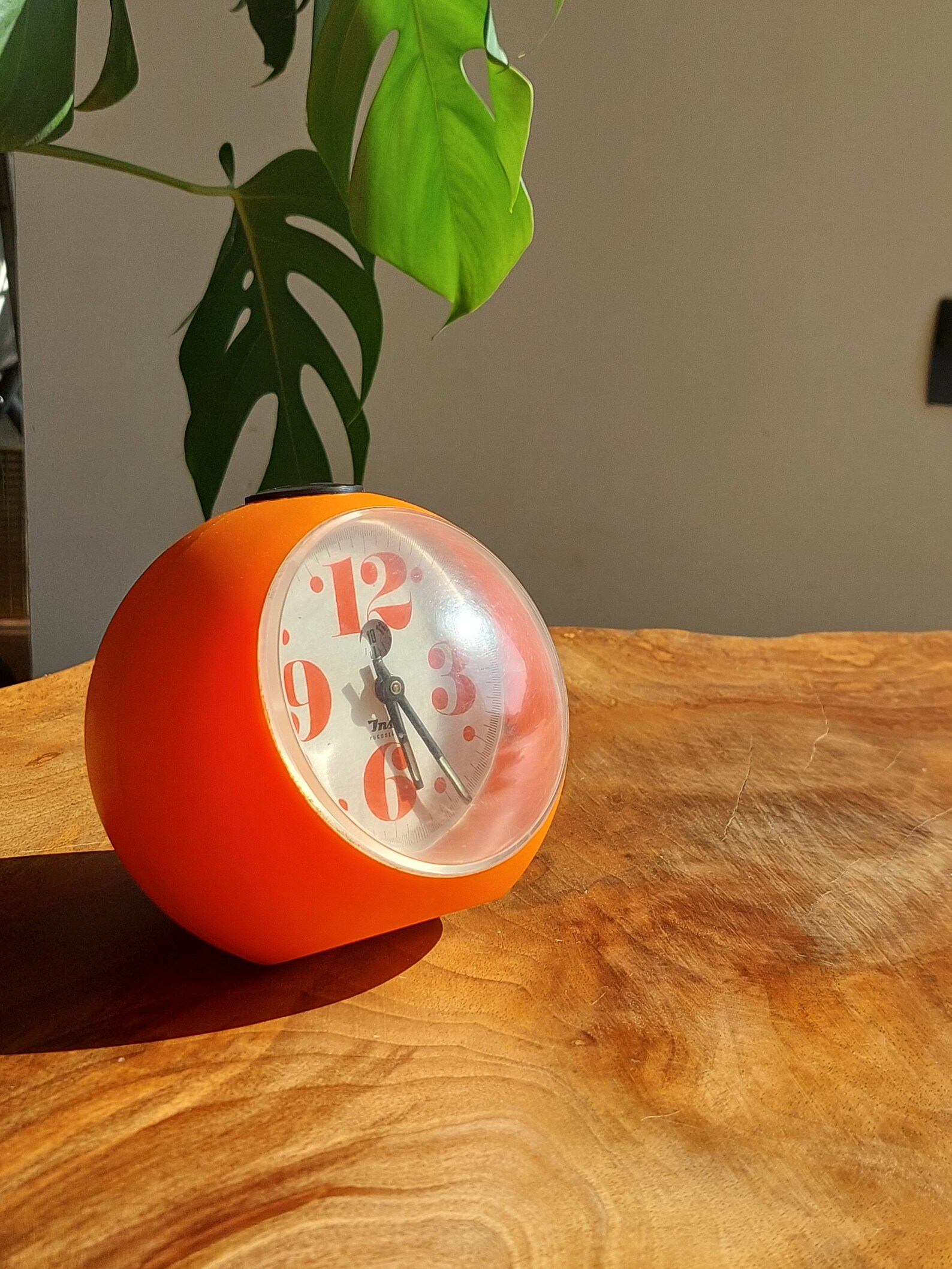 Retro Orange Alarm Clock/space Age Alarm Clock/bubble Alarm Etsy