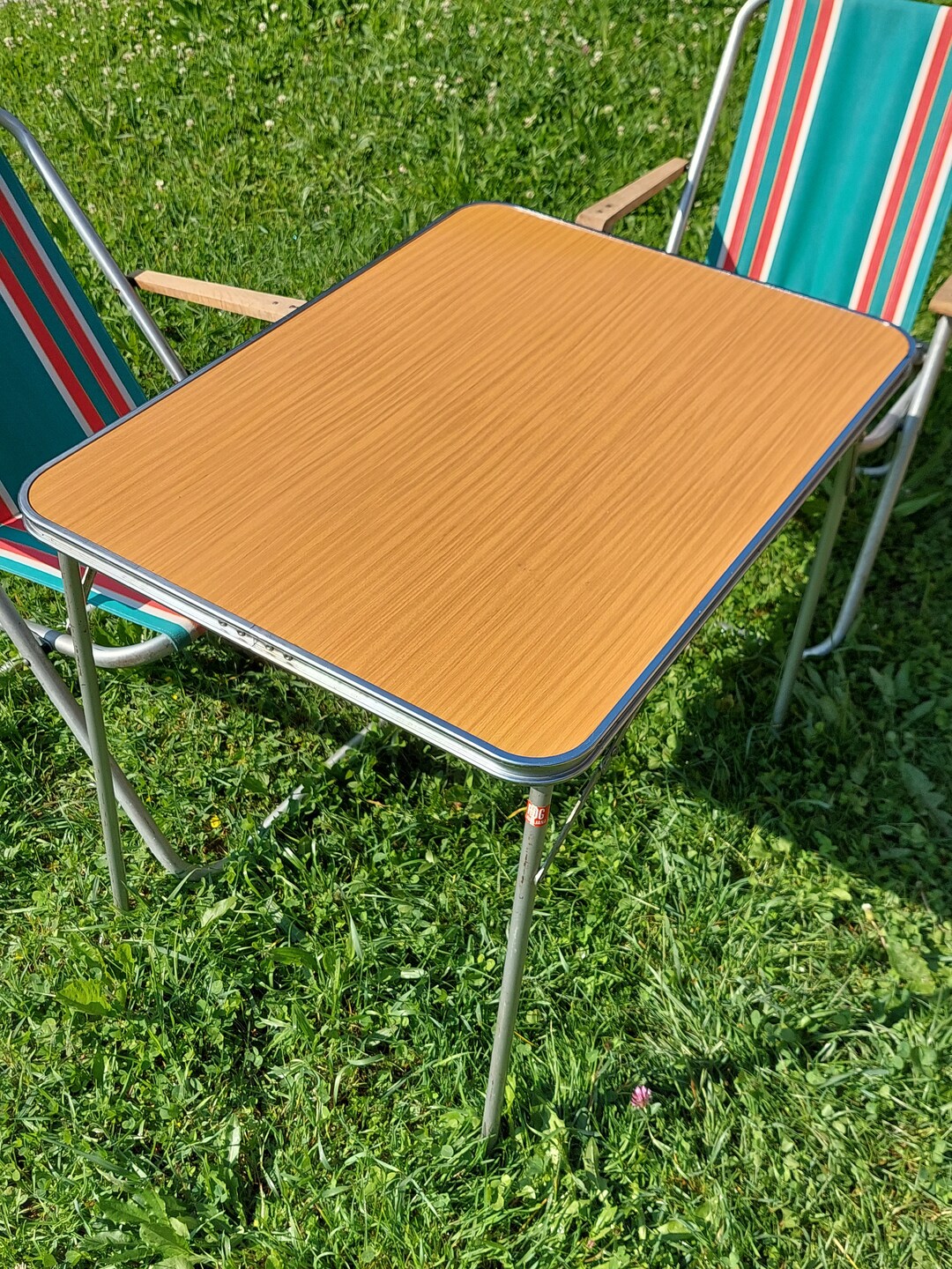 Vintage Folding Table / Retro Folding Table /retro Picnic Table /retro