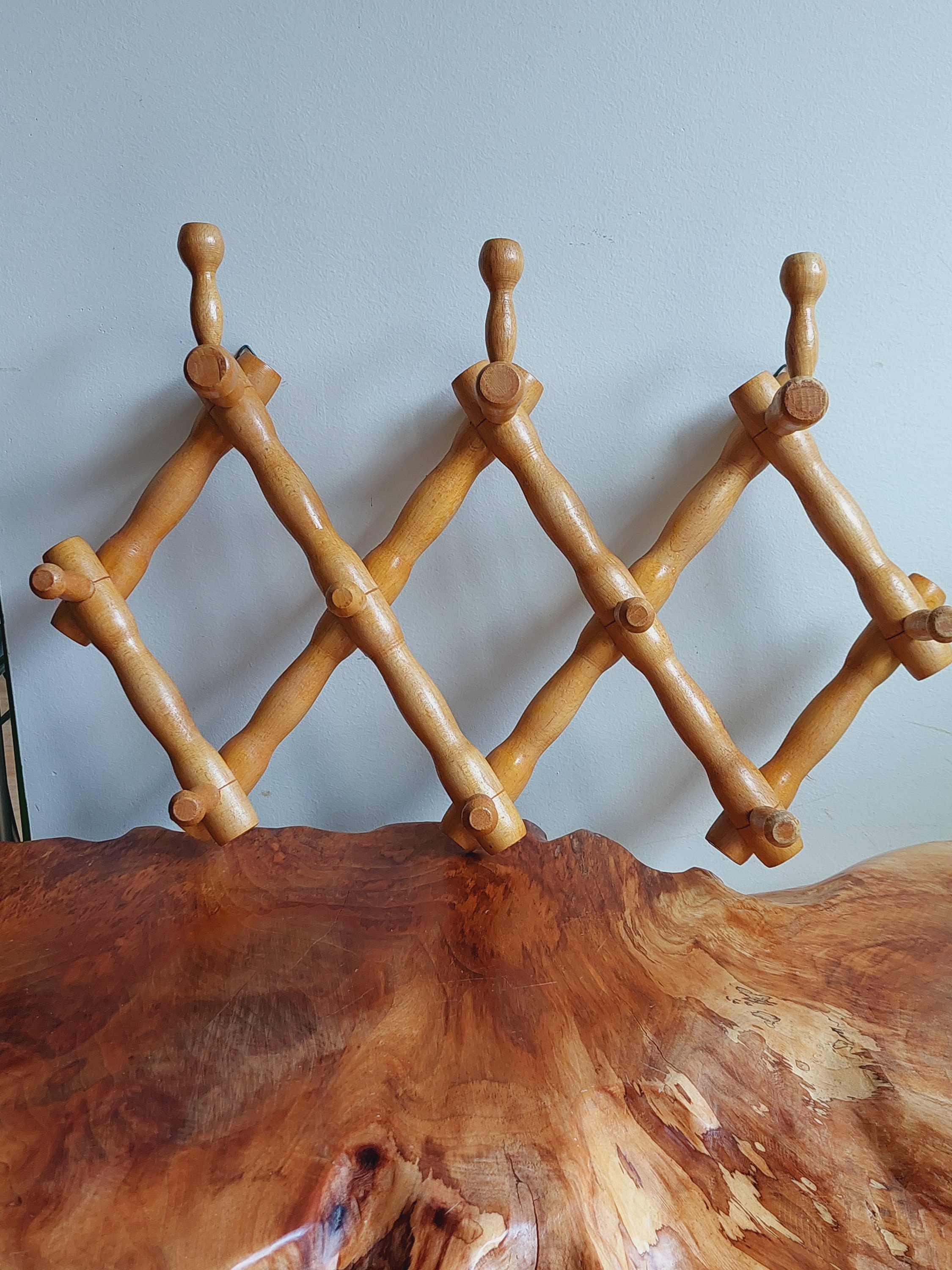 Vintage Folding Wall Rack/accordion Wall Rack/accordion Wall Hanger