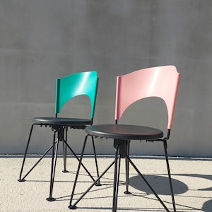 Italian Modern Chair,  Design Carlo Bartoli for Bonaldo, Sofia Chair, Italian Designer Chair, 1980s