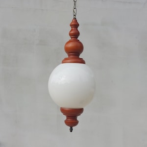 Vintage Pendant Lamp / Mid Century Pendant Lamp / Retro Pendant Light / Space Age Pendant Lamp / Space Age Pendant Light /MCM Interior /70&#39;s