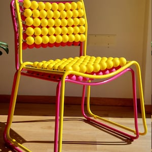 Rare Vintage Pop Art Chair / Space Age Chair / Eclectic Chair / Ball Chair / Mid Century Modern/ Designer Chair /MCM/ MCM Home/1999's image 10