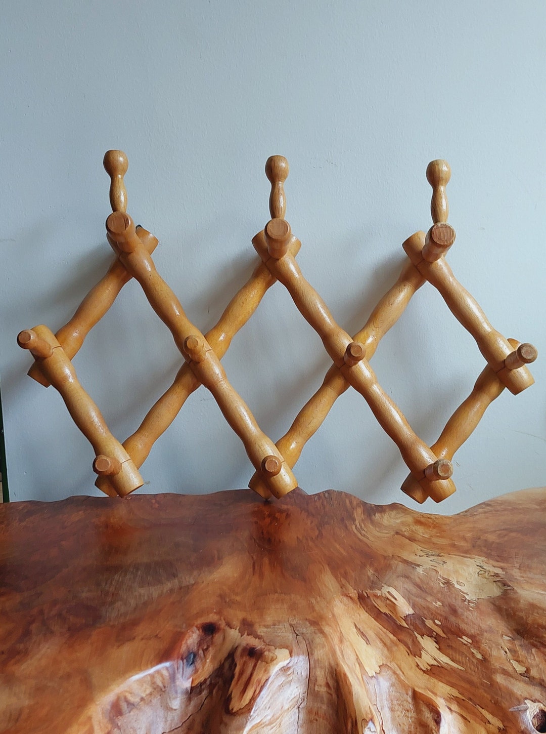 Vintage Folding Wall Rack/accordion Wall Rack/accordion Wall Hanger