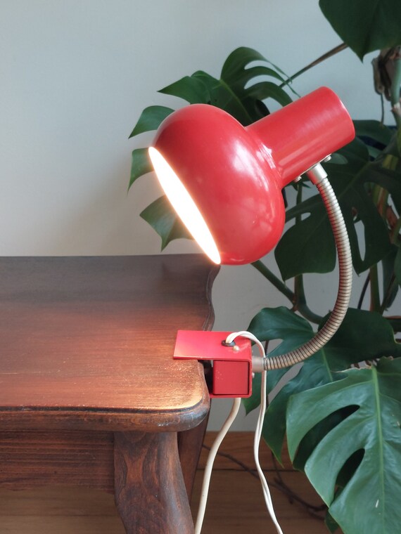 Vintage Desk Lamp / Retro Gooseneck Lamp / Gooseneck Etsy