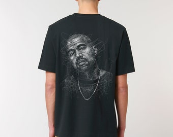 Kanye West Oversized Heavy T-Shirt - Idols Clothing - Ye Luxury Unisex Tee - Black - 100% Organic Cotton, Relaxed Oversize Shirt