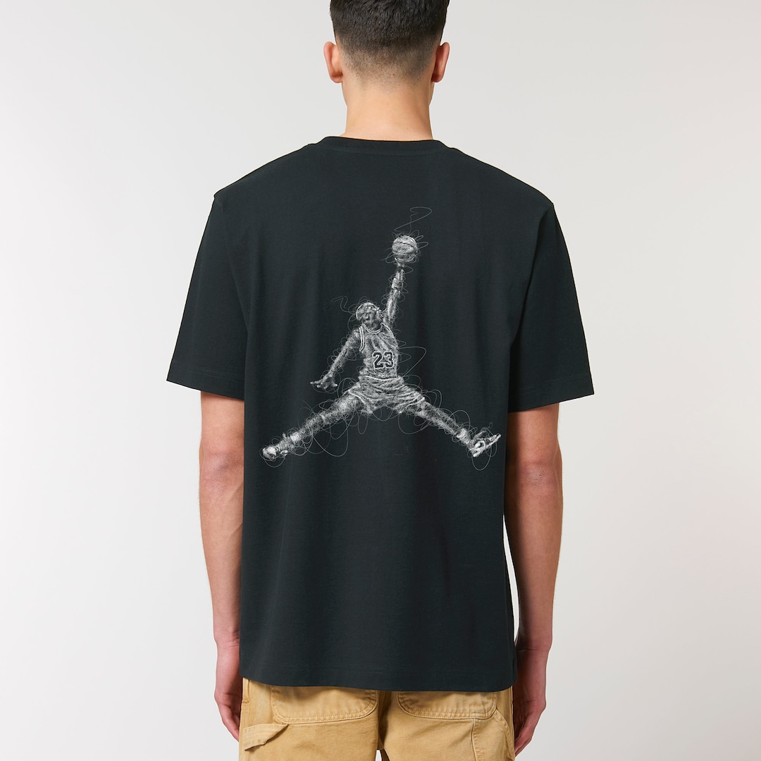 Michael Jordan Oversized Heavy T-shirt - Jordan Jump Back