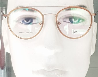 5 pc Firenze Anzola-B Sl/Bk 49/19 Memory Metal Eyeglass Frame Lot NOS # 298 