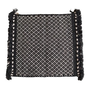 Handwoven Wool Meditation Mat – Wool Mat, Boho Floor Mat, Natural Wool Mat for Meditation & Yoga, Prayer Mat, Meditation Rug, Carpet